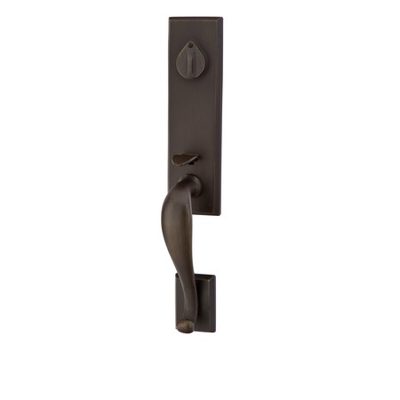 Emtek Medium Bronze Handleset, 3025WCMBRH 3025WCMBRH
